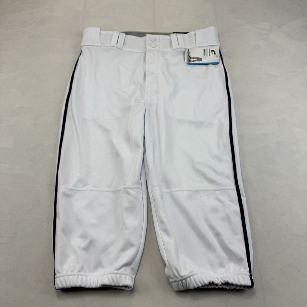 Champro White Black Stripe Baseball Softball Pants Adult M NWT